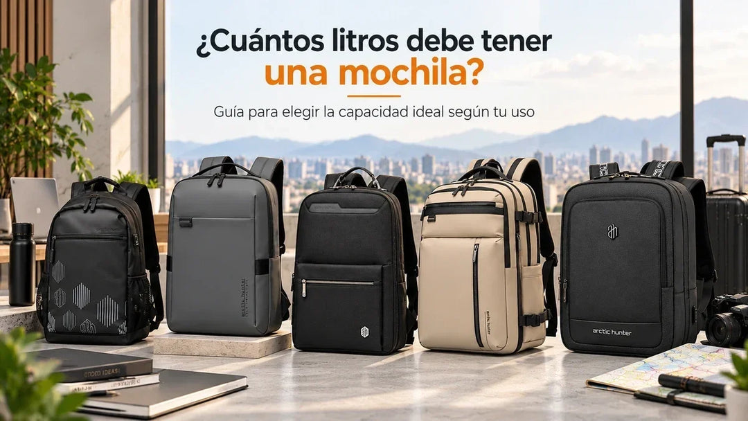 ¿Cuántos litros debe tener una mochila? Guía para elegir la capacidad ideal según tu uso