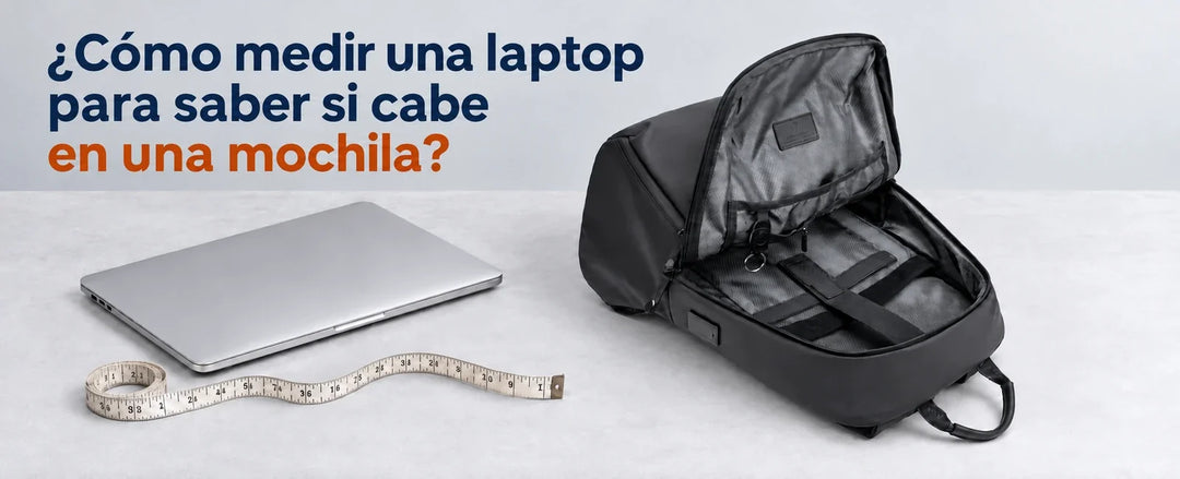 ¿Cómo medir una laptop para saber si cabe en una mochila?