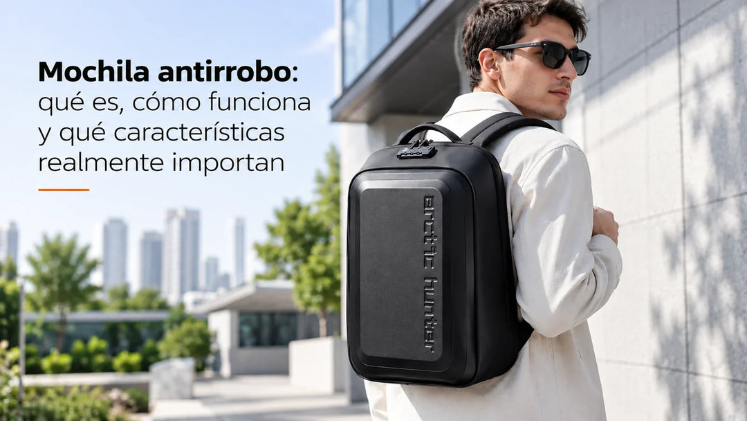 Mochila antirrobo: qué es, cómo funciona y qué características realmente importan