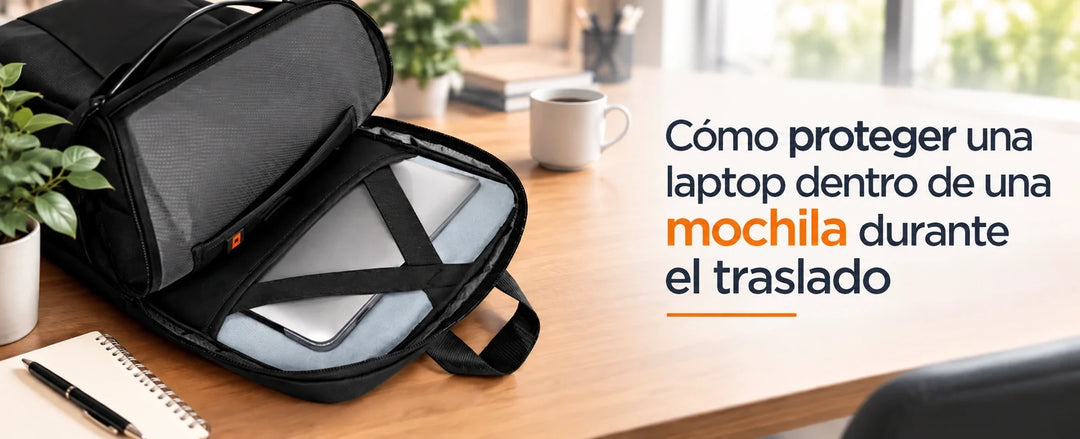 Cómo proteger una laptop dentro de una mochila durante el traslado