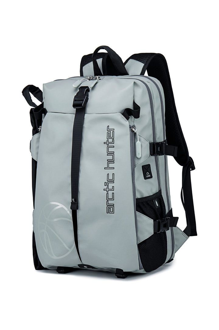 ARCTIC HUNTER AH Mochila de baloncesto impermeable con puertos USB y para auriculares ｜B00391 - Arctic Hunter Store
