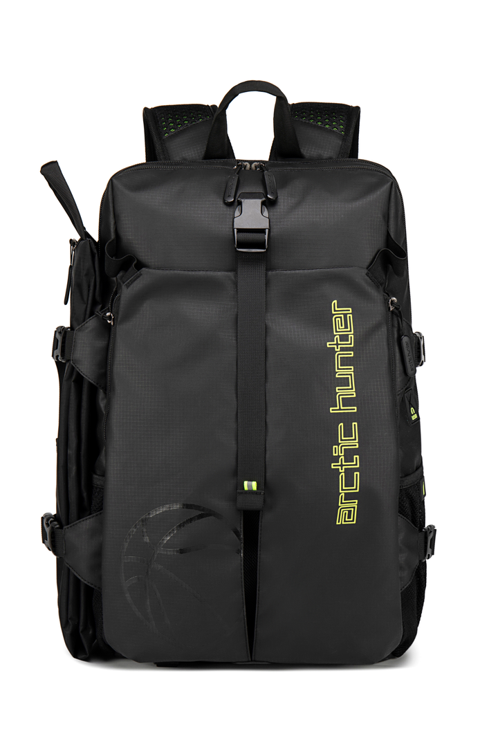 ARCTIC HUNTER AH Mochila de baloncesto impermeable con puertos USB y para auriculares ｜B00391