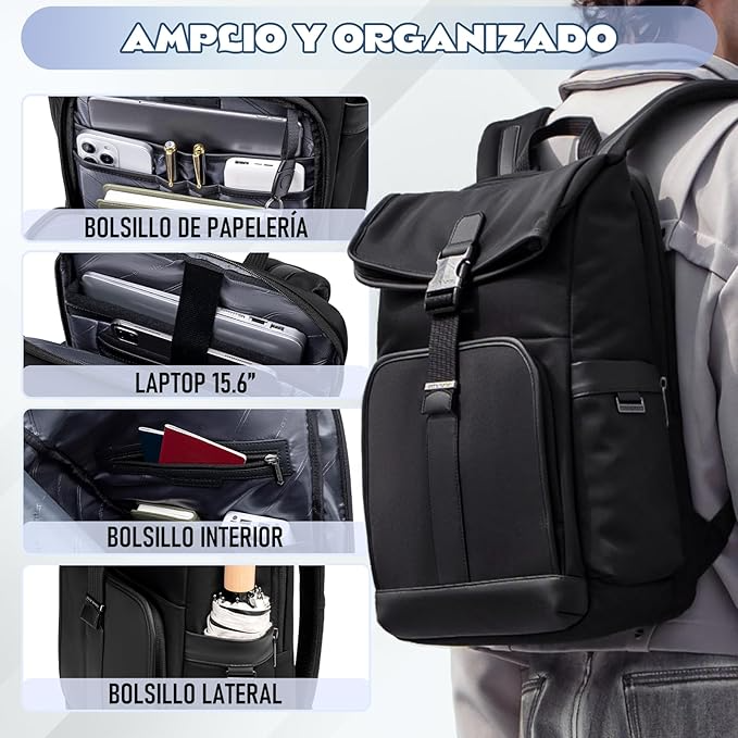 ARCTIC HUNTER B00817 | Mochila para Laptop para Hombre y Mujer, Mochila Universitaria, Resistente al Agua, para Oficina y Uso Diario - Arctic Hunter Store