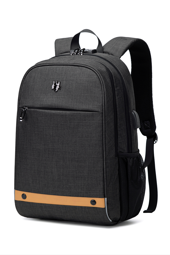 GOLDEN WOLF GB00375 | Mochila para Laptop Impermeable con Puerto de Carga USB - Arctic Hunter Store