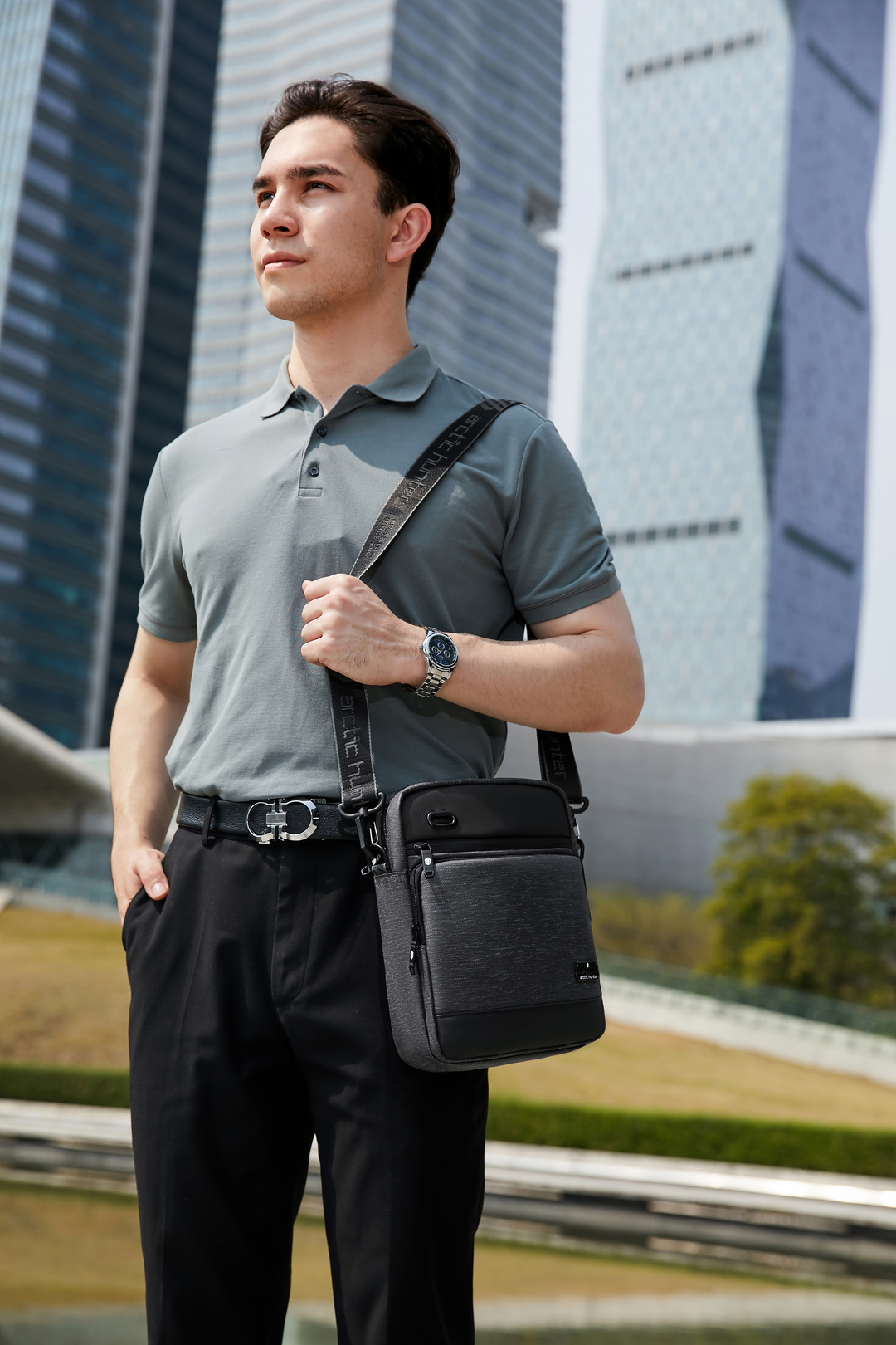 ARCTIC HUNTER K0088L | Bolso Bandolera Hombre - Arctic Hunter Store