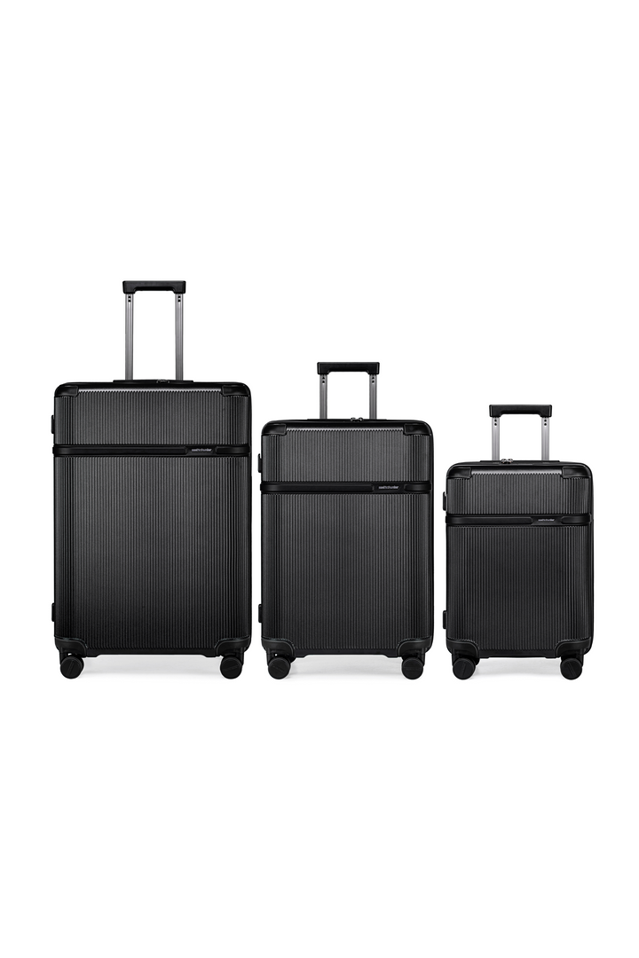 ARCTIC HUNTER LGX001 | 3 Maletas rígidas con ruedas tipo Carry-On de Viaje impermeable con diseño elegante y gran capacidad. - Arctic Hunter Store